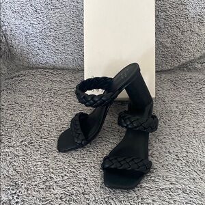 a new day Black High Heel Sandals
